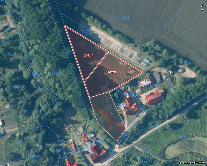 Działka na sprzedaż 1 356 m²: Działki budowlane na sprzedaż w Ostrowąsach