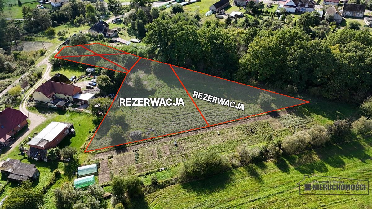 Działki budowlane przy lesie w Ostrowąsach, 5 km od Barwic