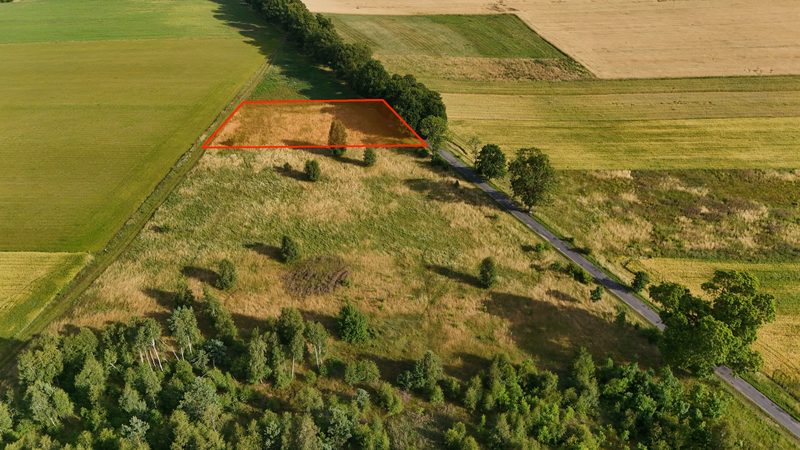 Działka na sprzedaż 2 302 m²: Działka budowlana na sprzedaż w Ostrowąsach, 6 km od Barwic