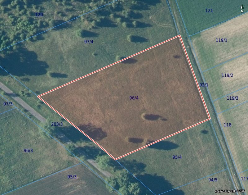Działka na sprzedaż 5 696 m²: Działka budowlana na sprzedaż w Ostrowąsach, 6 km od Barwic