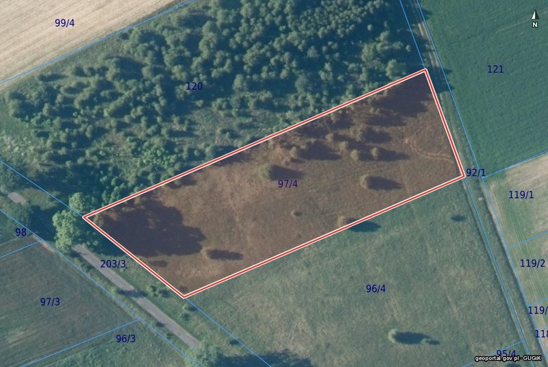 Działka na sprzedaż 4 897 m²: Działka budowlana na sprzedaż w Ostrowąsach, 6 km od Barwic