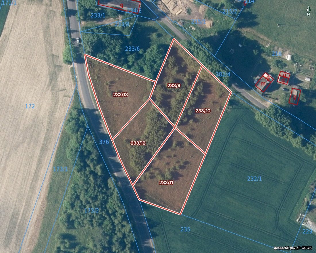 Działki budowlane przy lesie w Sulikowie, 8 km od Barwic
