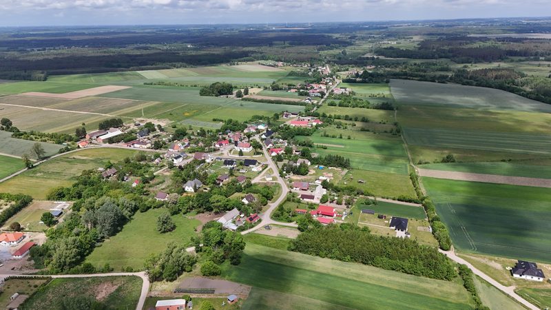 Działka na sprzedaż 752 m²: Dziewięć działek budowlanych z drogą wewnętrzną w Białogórzynie, 12 km od Białogardu