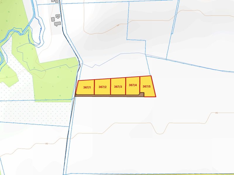 Działka na sprzedaż 2 306 m²: Pięć działek rolnych przy lesie w Byszynie, 9 km od Białogardu