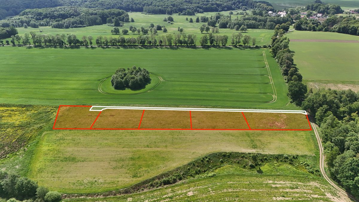 Działki budowlane przy lesie w Byszynie, 9 km od Białogardu