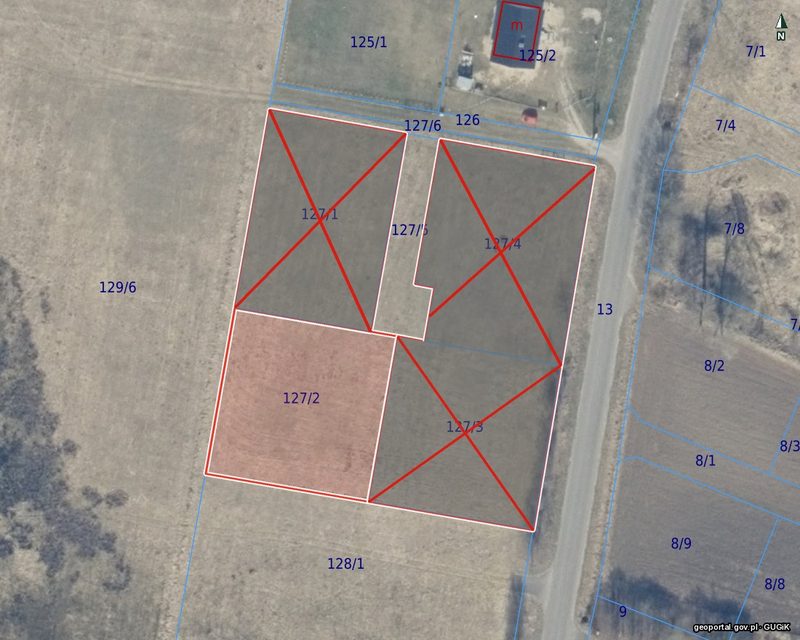 Działka na sprzedaż 1 437 m²: Cztery działki budowlane przy asfalcie w Kościernicy, 7 km od Białogardu