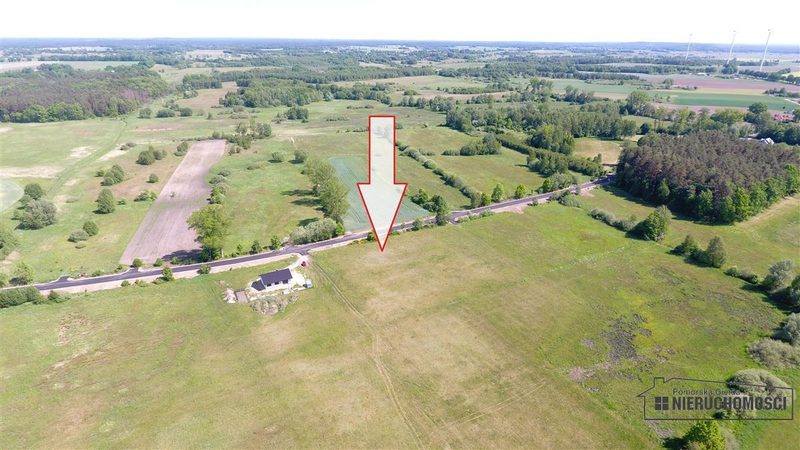 Działka na sprzedaż 1 437 m²: Cztery działki budowlane przy asfalcie w Kościernicy, 7 km od Białogardu