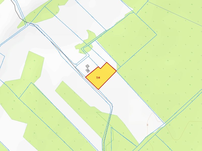 Działka na sprzedaż 4 817 m²: Działka budowlana wśród lasów w Żeleźnie, 11 km od Białogardu