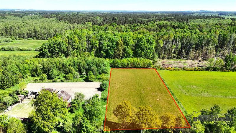Działka na sprzedaż 4 817 m²: Działka budowlana wśród lasów w Żeleźnie, 11 km od Białogardu