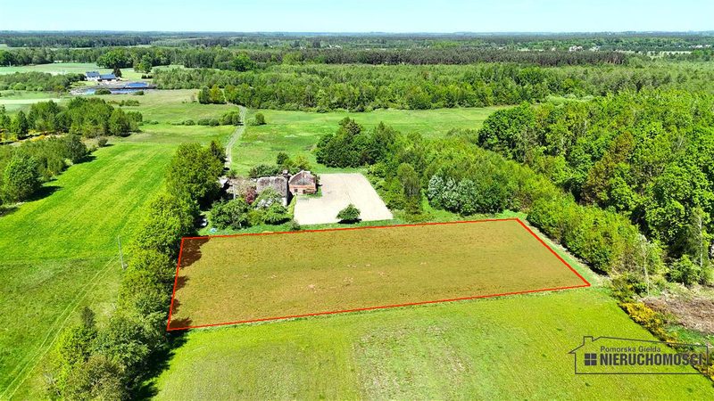 Działka na sprzedaż 4 817 m²: Działka budowlana wśród lasów w Żeleźnie, 11 km od Białogardu