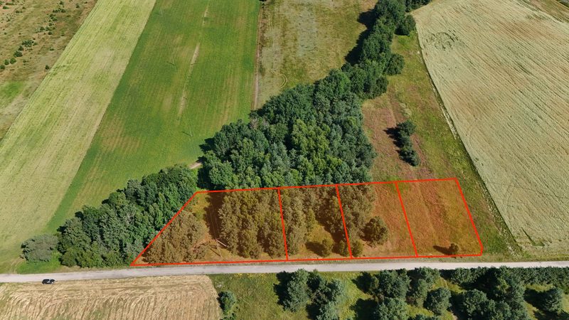 Działka na sprzedaż 1 000 m²: Działki budowlane na sprzedaż w Drzonowie, 13 km od Białego Borka