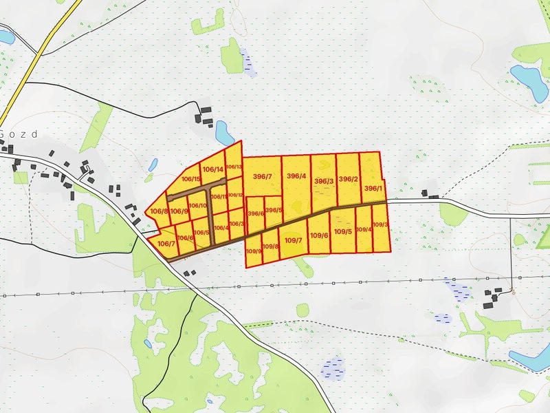 Działka na sprzedaż 3 018 m²: Działki budowlane na sprzedaż w Goździe