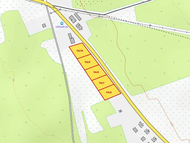 Działka na sprzedaż 999 m²: Działki budowlane na sprzedaż w Ubiedrzu
