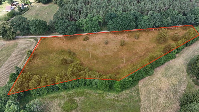 Działka na sprzedaż 14 571 m²: Działka rolna w Ostoi Drawskiej przy Mulitem, 9 km od Świdwina, zdjęcie 1