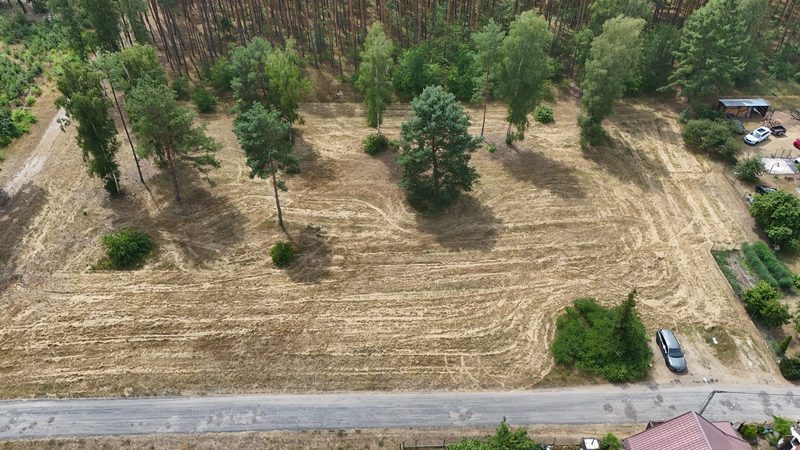 Działka na sprzedaż 1 273 m²: Działki budowlane pod lasem w Piasku, 13 km od Cedyni