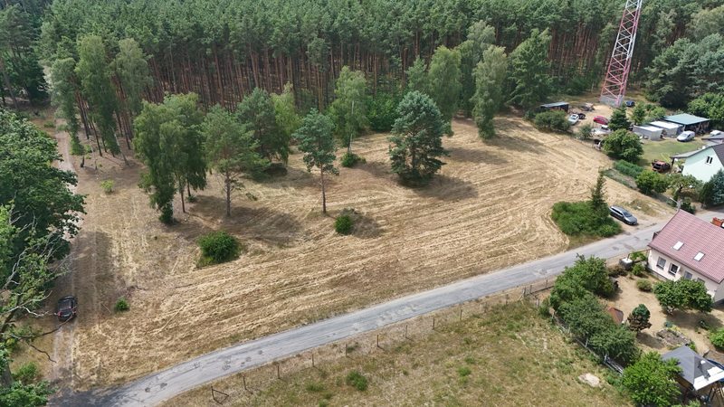 Działka na sprzedaż 1 273 m²: Działki budowlane pod lasem w Piasku, 13 km od Cedyni