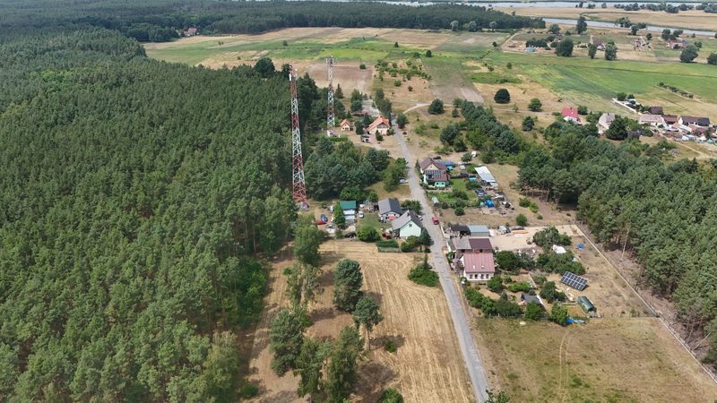 Działka na sprzedaż 1 273 m²: Działki budowlane pod lasem w Piasku, 13 km od Cedyni