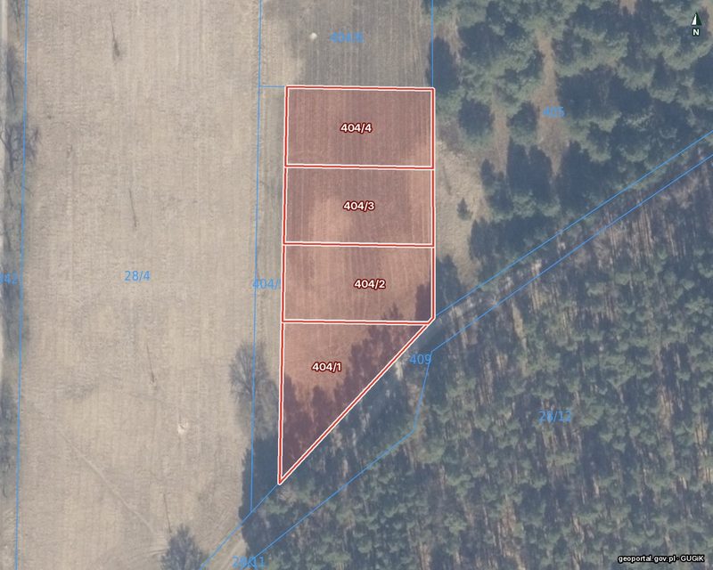 Działka na sprzedaż 989 m²: Działki budowlane z drogą wewnętrzną w Piasku, 11 km od Cedyni