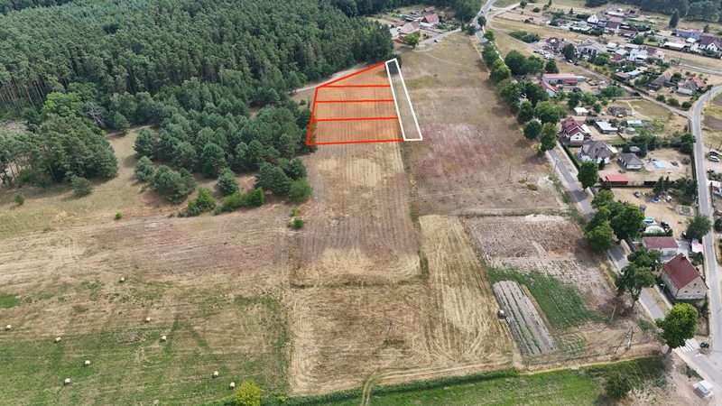 Działka na sprzedaż 989 m²: Działki budowlane z drogą wewnętrzną w Piasku, 11 km od Cedyni