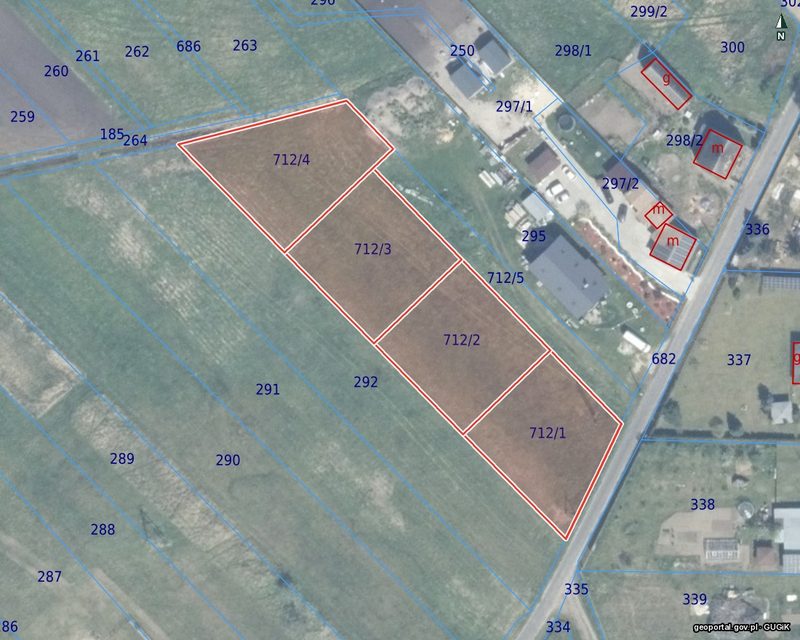Działka na sprzedaż 930 m²: Działki budowlane przy asfalcie w Piasku, 13 km od Cedyni