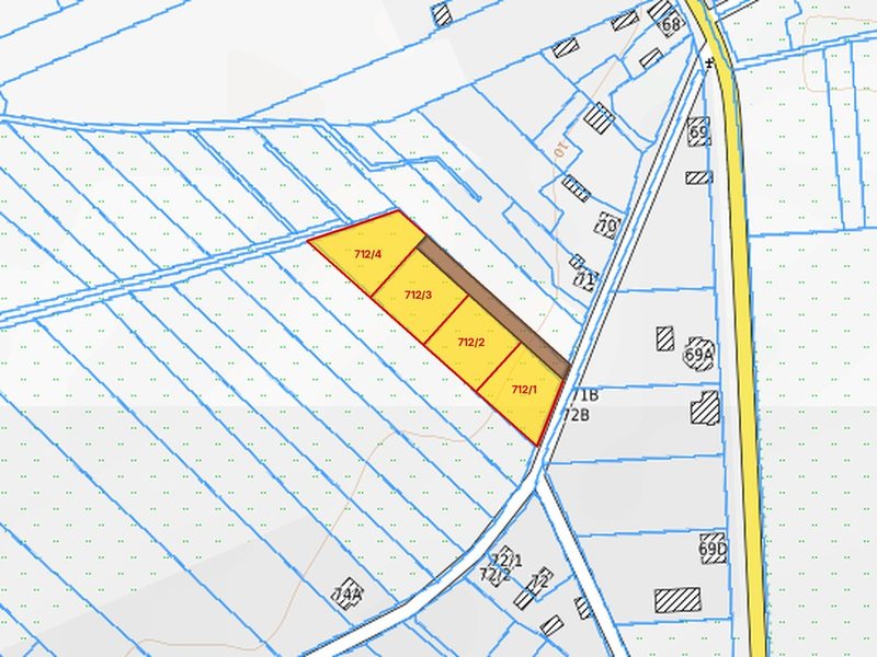 Działka na sprzedaż 930 m²: Działki budowlane przy asfalcie w Piasku, 13 km od Cedyni