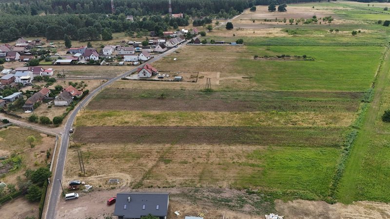 Działka na sprzedaż 930 m²: Działki budowlane przy asfalcie w Piasku, 13 km od Cedyni