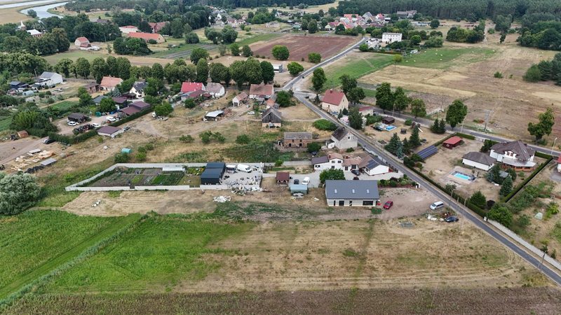 Działka na sprzedaż 930 m²: Działki budowlane przy asfalcie w Piasku, 13 km od Cedyni