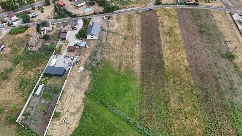 Działka na sprzedaż 930 m²: Działki budowlane przy asfalcie w Piasku, 13 km od Cedyni