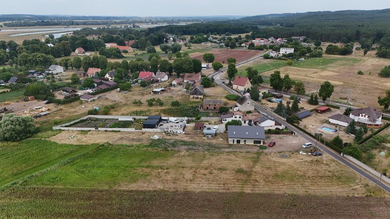 Działka na sprzedaż 930 m²: Działki budowlane przy asfalcie w Piasku, 13 km od Cedyni