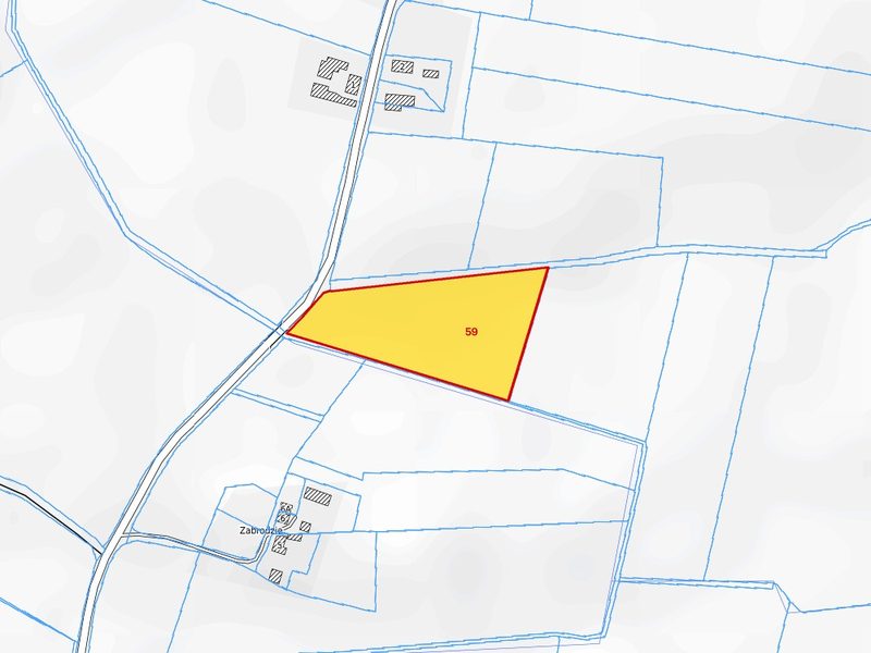 Działka na sprzedaż 13 467 m²: Działka budowlana na sprzedaż w Brodzie, 8 km od Chociwla