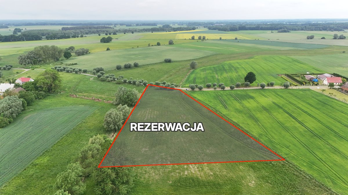 Działka budowlana przy asfalcie w Brodzie, 8 km od Chociwla