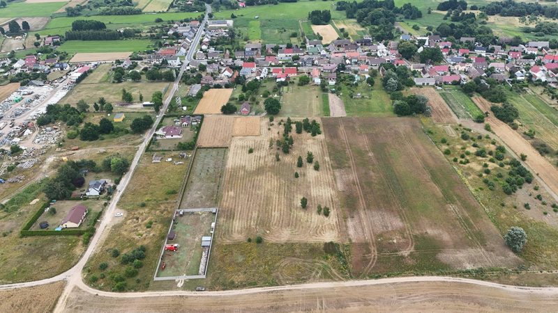 Działka na sprzedaż 843 m²: Działki budowlane na skraju Lisiego Pola, 7 km od Chojny