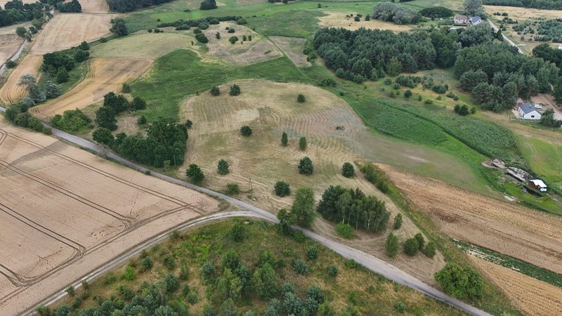 Działka na sprzedaż 9 560 m²: Działki budowlane naprzeciw lasu w Lisim Polu, 8 km od Chojny