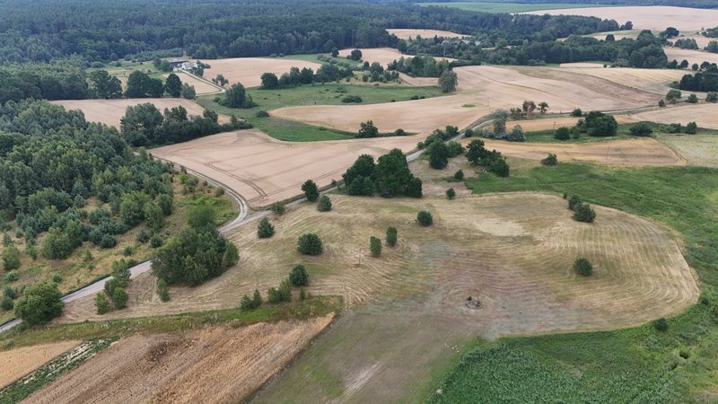 Działka na sprzedaż 9 560 m²: Działki budowlane naprzeciw lasu w Lisim Polu, 8 km od Chojny