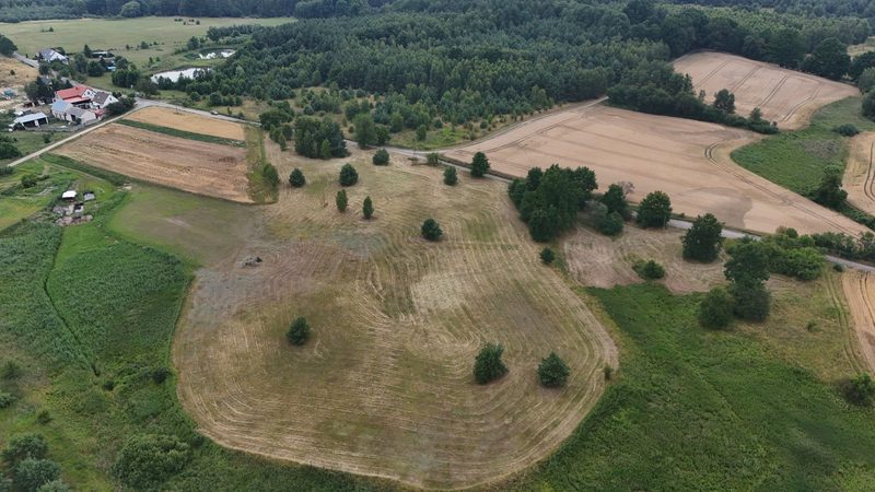 Działka na sprzedaż 13 024 m²: Działka budowlana w Lisim Polu, 8 km od Chojny