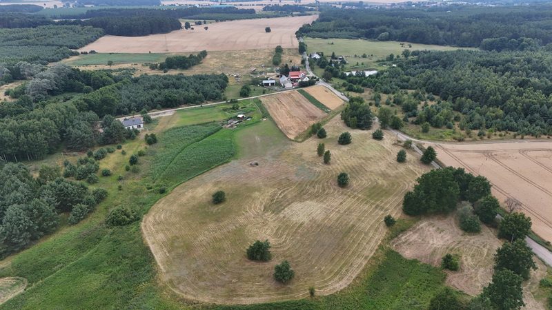 Działka na sprzedaż 13 024 m²: Działka budowlana w Lisim Polu, 8 km od Chojny
