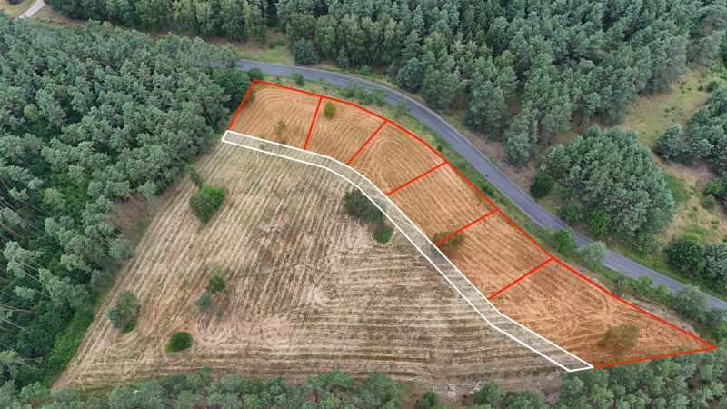 Działka na sprzedaż 824 m²: Działki budowlane na leśnej polanie w Rurce, 5 km od Chojny, zdjęcie 1