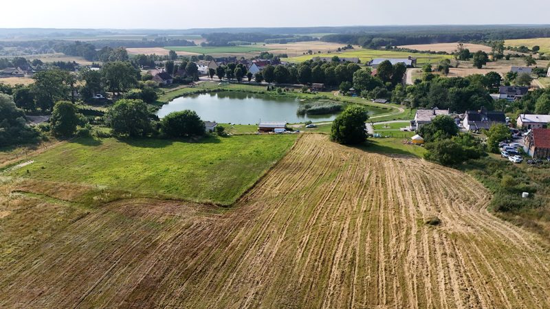 Działka na sprzedaż 9 501 m²: Działka budowlana przy lesie w Strzelczynie, 9 km od Trzcińska-Zdroju