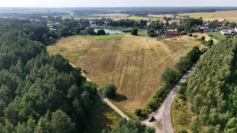 Działka na sprzedaż 15 109 m²: Dwie działki budowlane przy lesie w Strzelczynie, 9 km od Trzcińska-Zdroju