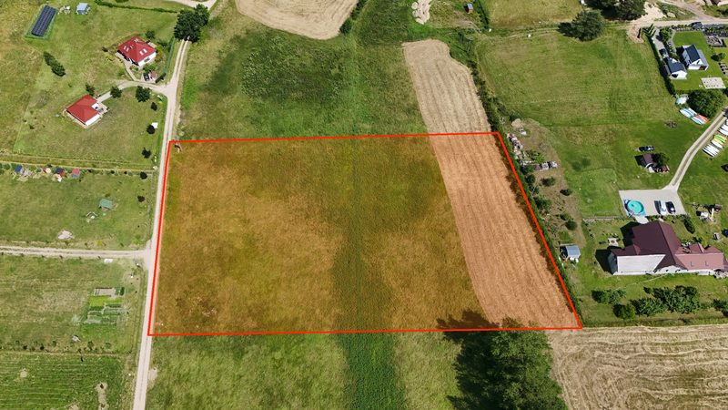 Działka na sprzedaż 10 125 m²: Działka budowlana na sprzedaż w Sikorach, 8 km od Czaplinka