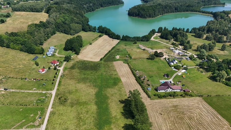 Działka na sprzedaż 10 125 m²: Działka budowlana na sprzedaż w Sikorach, 8 km od Czaplinka