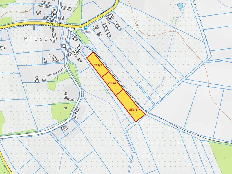 Działka na sprzedaż 1 599 m²: Działki budowlane na sprzedaż w Mieszałkach