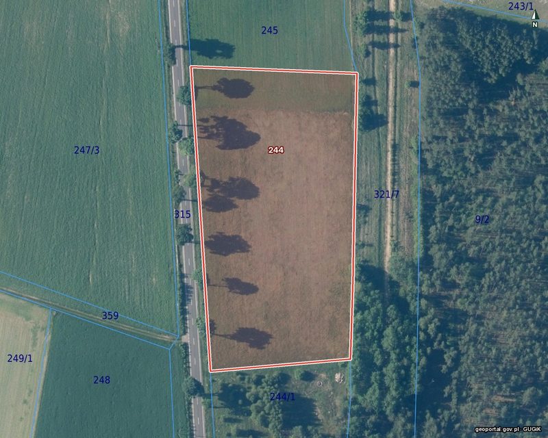Działka na sprzedaż 16 839 m²: Działka na sprzedaż w Wielawinie, 10 km od Barwic