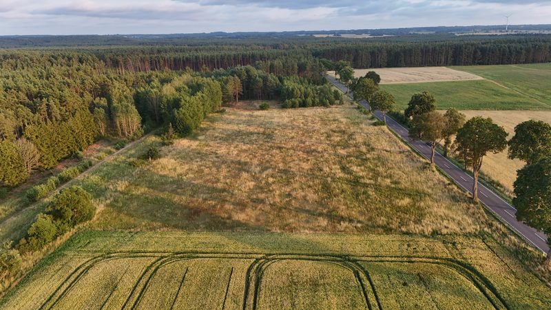 Działka na sprzedaż 16 839 m²: Działka na sprzedaż w Wielawinie, 10 km od Barwic