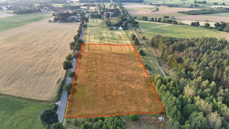 Działka na sprzedaż 16 839 m²: Działka na sprzedaż w Wielawinie, 10 km od Barwic