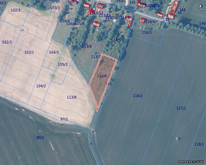 Działka na sprzedaż 4 926 m²: Działka budowlana na skraju wsi w Ubysławicach, 15 km od Białogardu