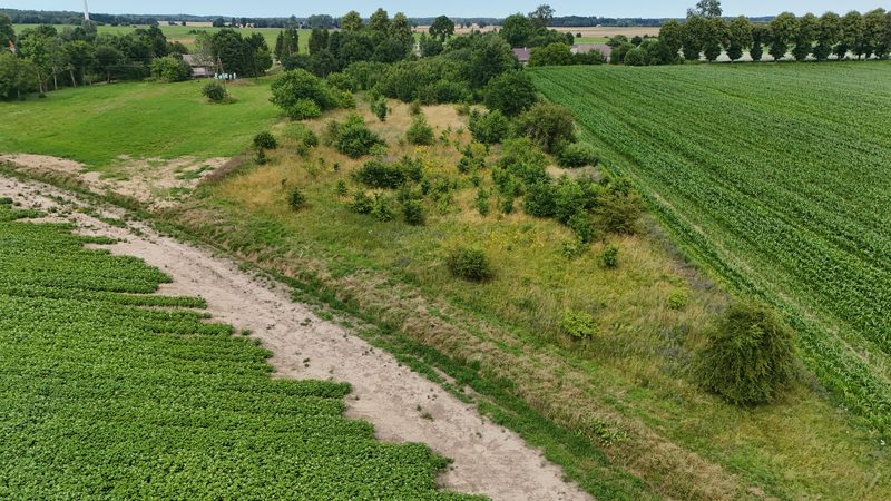 Działka na sprzedaż 4 926 m²: Działka budowlana na skraju wsi w Ubysławicach, 15 km od Białogardu
