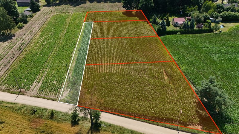 Działka na sprzedaż 955 m²: Działki budowlane na sprzedaż w Wielkim Buczku, 15 km od Debrzna