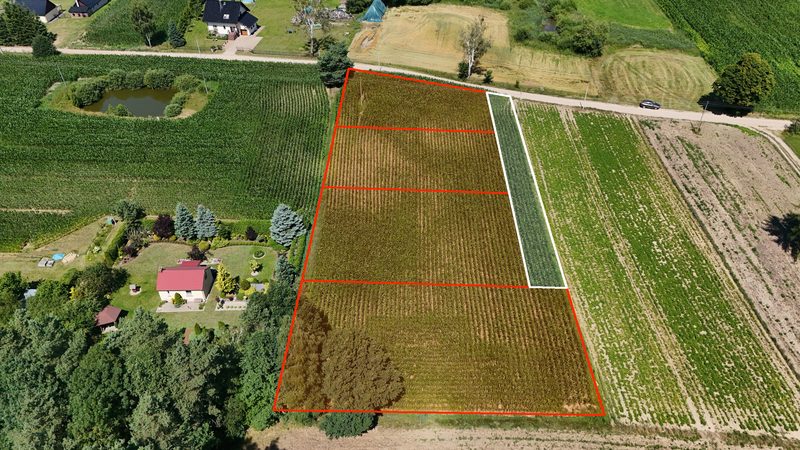 Działka na sprzedaż 955 m²: Działki budowlane na sprzedaż w Wielkim Buczku, 15 km od Debrzna