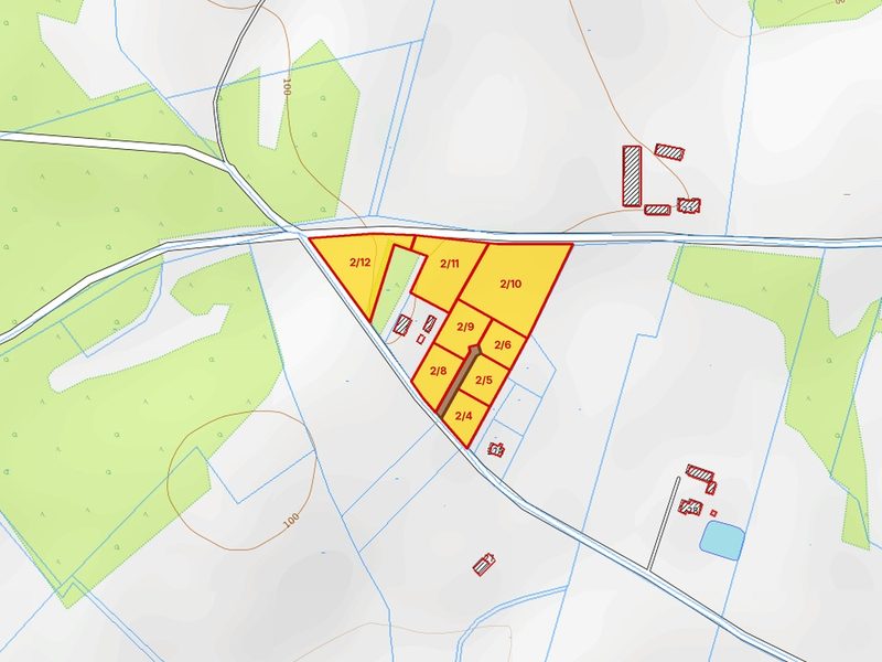 Działka na sprzedaż 854 m²: Działki budowlane na sprzedaż w Grabinach
